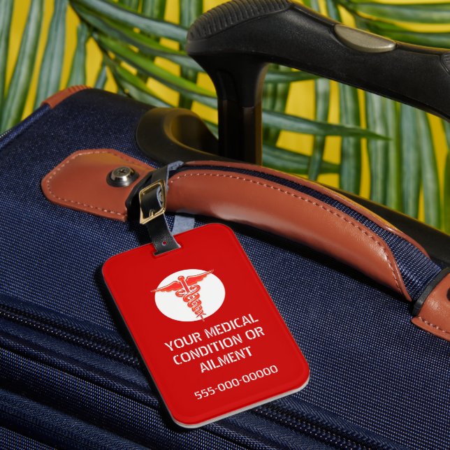 Étiquette À Bagage Condition médicale du PAPC transport (Insitu Rectoal 1)