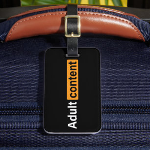 Étiquette À Bagage Contenu adulte Humour adulte drôle T-shirt drôle