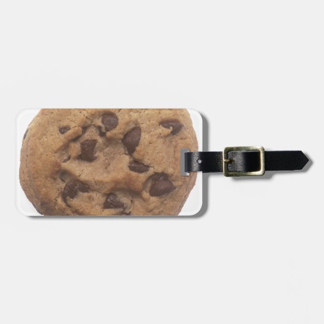 Étiquette À Bagage cookie-aux-puces-de-chocolat- (Devant horizontal)