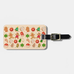 Étiquette À Bagage Cookies de Noël