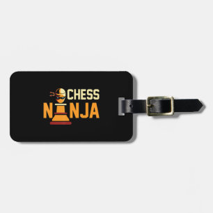 Étiquette À Bagage Cool Chess Ninja Chess Lovers Cadeau