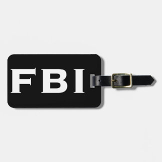 ÉTIQUETTE À BAGAGE COOL DE FBI