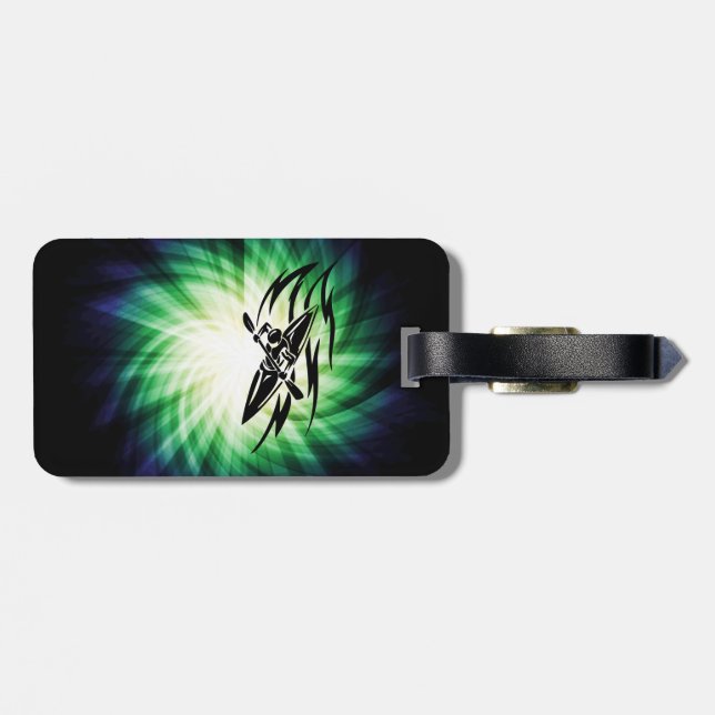 Étiquette À Bagage Cool Kayaking (Dos horizontal)