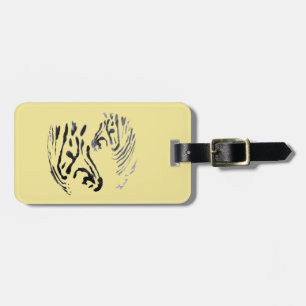 Étiquette À Bagage Cool Zebras Faune Couleur personnalisée
