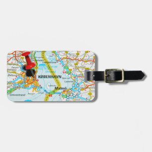 Étiquette À Bagage Copenhague, København au Danemark