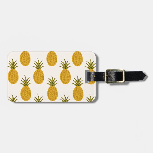 Étiquette À Bagage Copie d'ananas (Devant horizontal)