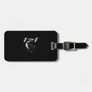 Étiquette À Bagage Corbeau Drôle Essentiel Créatif Décontracté