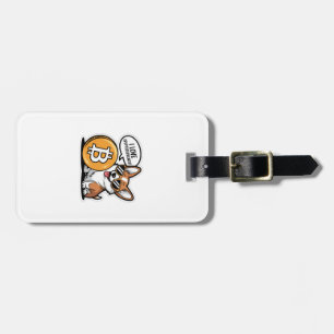 Étiquette À Bagage Corgi Cool Aime la Cryptomonnaie