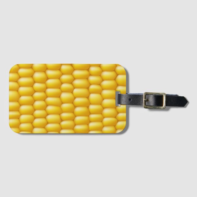 Étiquette À Bagage Corn Cob Arrière - plan (Devant Horizontal)