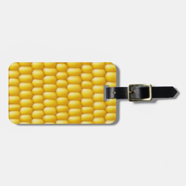 Étiquette À Bagage Corn Cob Arrière - plan (Devant horizontal)