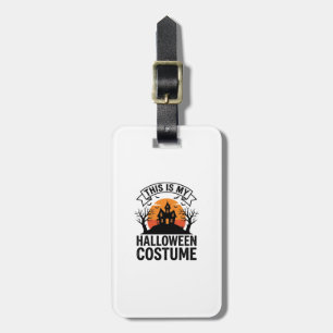 Étiquette À Bagage Costume drôle d'Halloween Maison hantée Vintage Sh
