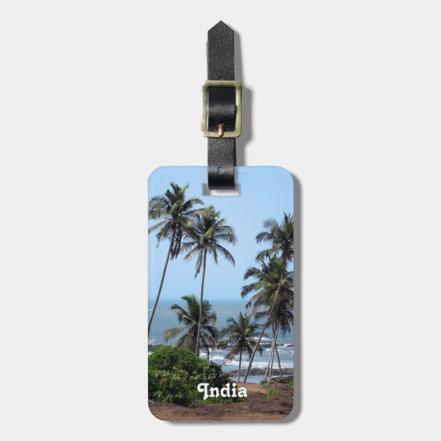 Étiquette À Bagage Côte de l'Inde (Devant Vertical)