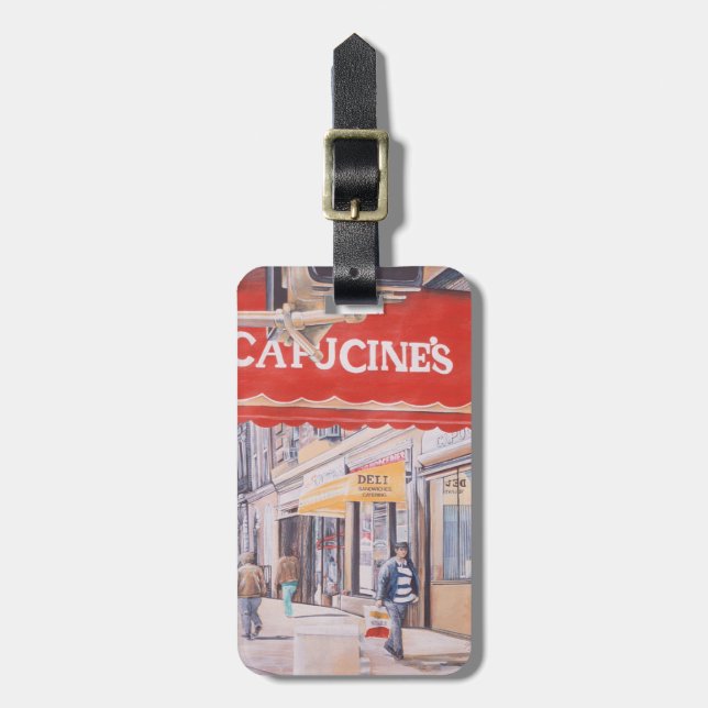 Étiquette À Bagage Côté ensoleillé de la deuxième avenue (Devant Vertical)