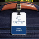 Étiquette À Bagage Cottey College<br><div class="desc">Step up your everyday game and show the world your undeniable school pride with this official Cottey College branding! Whether you are a dedicated student crushing your classes, a proud alumni representing your amazing collegiate roots, or a passionate fan cheering on the Comets, this authentic merchandise is your absolute ultimate...</div>