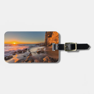 Étiquette À Bagage Coucher de soleil à Victoria Beach