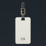 Étiquette À Bagage Couleur solide de la colombe blanche<br><div class="desc">Blanc Dove Couleur Solide. Couleur moderne.</div>