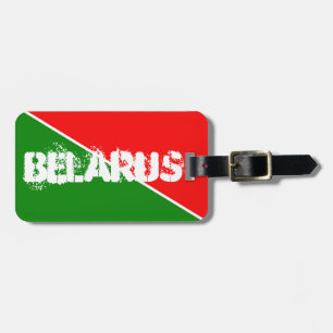 Étiquette À Bagage Couleurs du drapeau national biélorusse