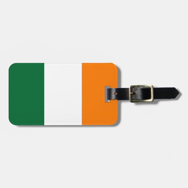 Étiquette À Bagage Couleurs irlandaises (Devant horizontal)