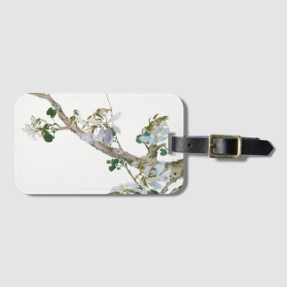 Étiquette À Bagage Couleurs pastel vintage Floral