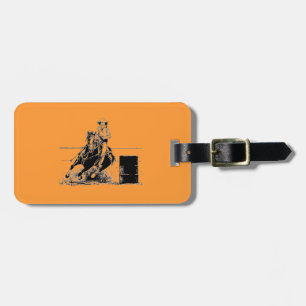 Étiquette À Bagage Coureur de baril