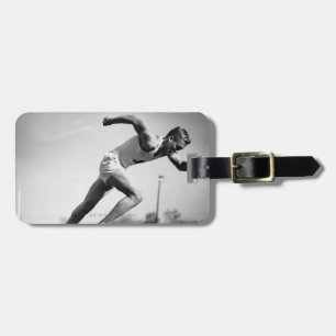 Étiquette À Bagage Coureur masculin
