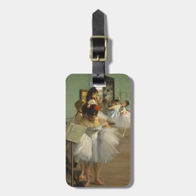 Étiquette À Bagage Cours de danse de Degas Danseuses de ballet Baller (Devant Vertical)