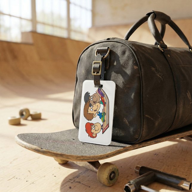 Étiquette À Bagage Course de voitures en bois pour enfants (Créateur téléchargé)