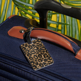 Étiquette À Bagage Cowhide Luggage Tag