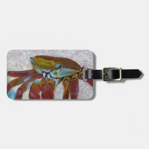 Étiquette À Bagage Crabe