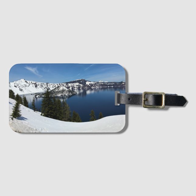 Étiquette À Bagage Crater Lake, Oregon (Devant Horizontal)