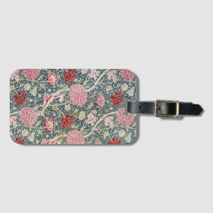 Étiquette À Bagage Cray Motif (par William Morris)