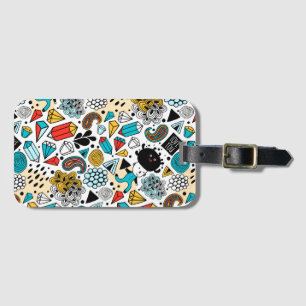 Étiquette À Bagage Crazy head