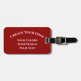 Étiquette À Bagage Créez votre propre