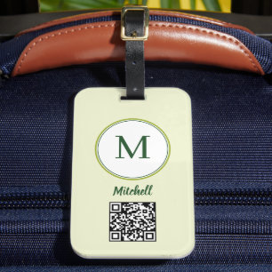 Étiquette À Bagage Créez votre propre code QR promotionnel personnali