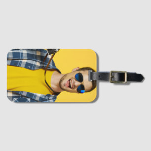 Étiquette À Bagage Créez votre propre photo personnalisée