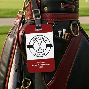 Étiquette À Bagage Créez votre propre tournoi de golf personnalisé