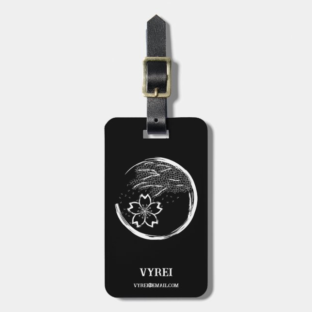 Étiquette À Bagage crête de printemps (Devant Vertical)