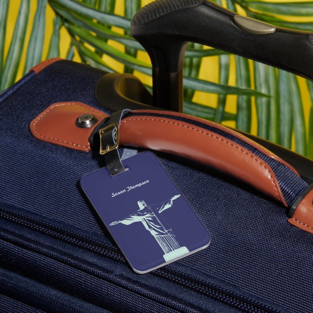 Étiquette À Bagage Cristo redentor / rio de janeiro. Brasil (Insitu Rectoal 1)