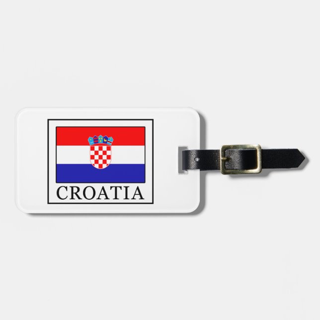 Étiquette À Bagage Croatie (Devant horizontal)