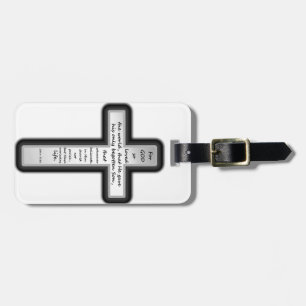 Étiquette À Bagage Croix de 3h16 de John seulement