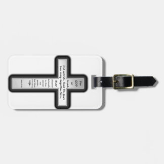 Étiquette À Bagage Croix de 3h16 de John seulement