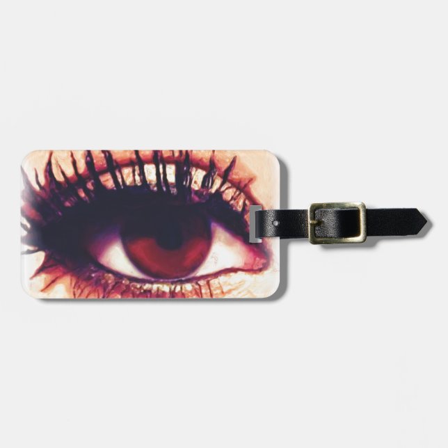 Étiquette À Bagage Croyez ! - Restez concentré_ (Devant horizontal)