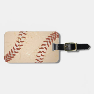 Étiquette À Bagage cru de base-ball