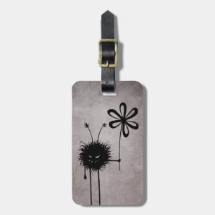 Étiquette À Bagage Cru mauvais d'insecte de fleur personnalisé