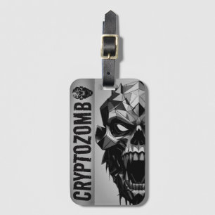 ÉTIQUETTE À BAGAGE CRYPTOZOMB