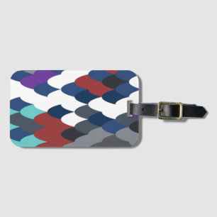 Étiquette À Bagage Cute colossale croûte de poisson motif horlogère d