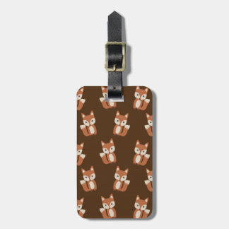 Étiquette À Bagage Cute Fox