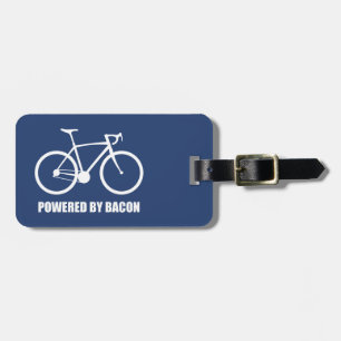 Étiquette À Bagage Cyclisme Alimenté Par Bacon