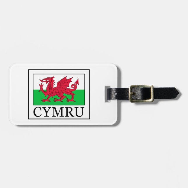 Étiquette À Bagage Cymru (Devant horizontal)