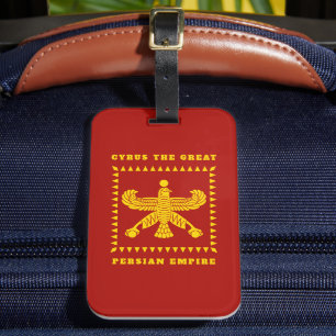 Étiquette À Bagage Cyrus de l'Empire Perse Le grand achéménide Shahba